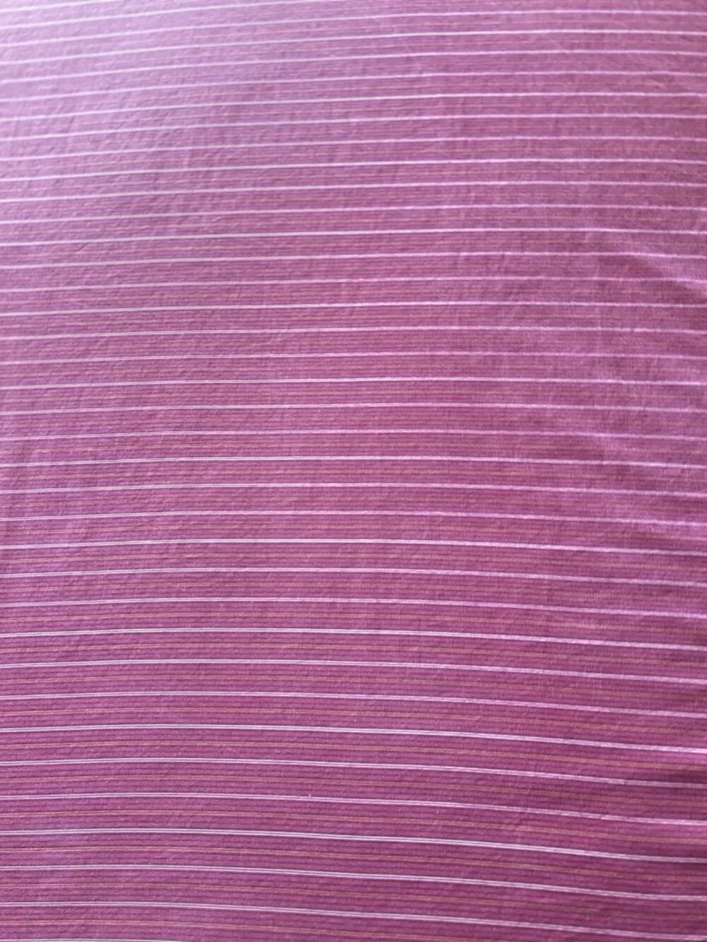 4 Pc QUEEN Sheet Set Stripe Burgundy Pinstripe West Point Stevens Made in USA